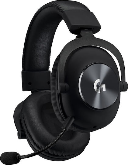 Logitech G PRO X with MIT Blue VO!CE Over Ear Gaming Headset  2x3.5mm / USB